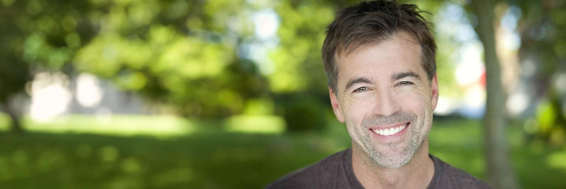 man smiling to the camera
