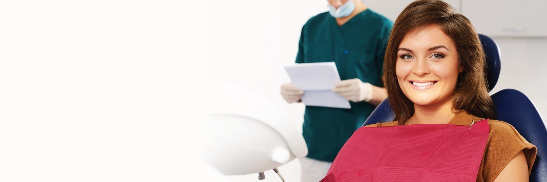 Woman getting ready for Root Canal Therapy in Topeka, KS