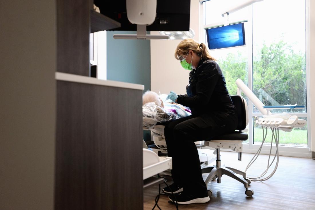 Patient room in Topeka Dentistry